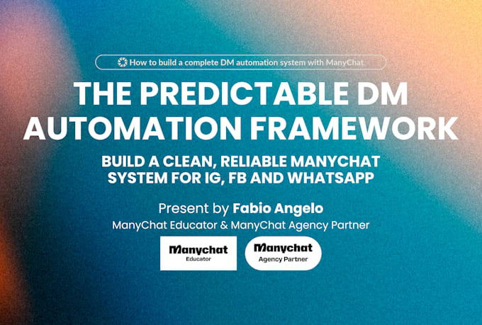 design complete manychat automation systems for your brand
